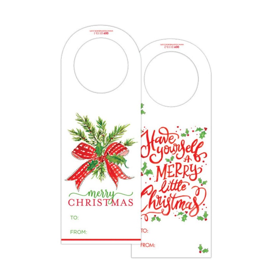 Seasonal Rosanne Beck | Merry Christamas Wine Tags