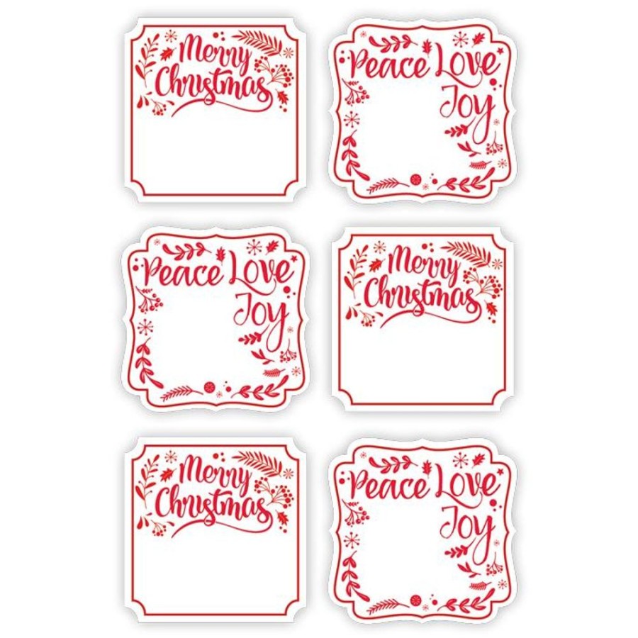 Seasonal Rosanne Beck | Merry Christmas And Peace Love Joy Die-Cut Sticker Sheets