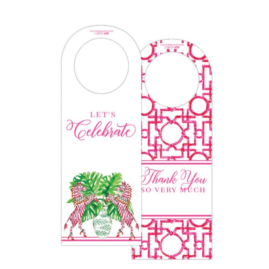 Home & Entertaining Rosanne Beck | Animal Duo Zebra Wine Tag