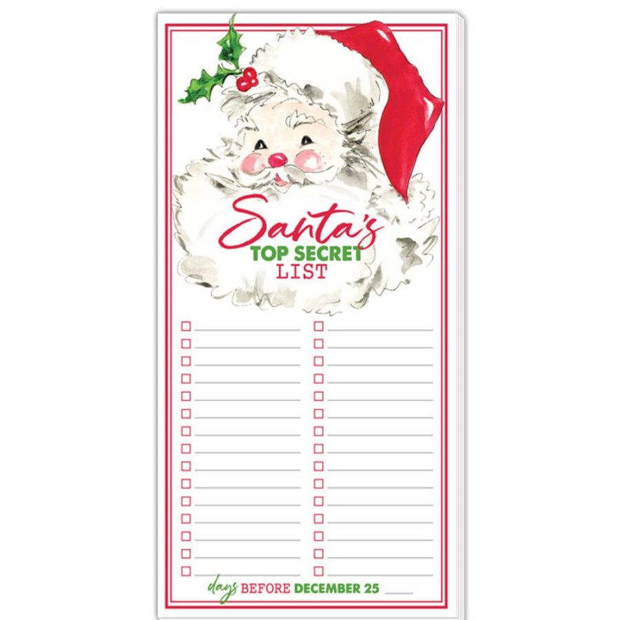 Seasonal Rosanne Beck | Santa'S Top Secret List Oversized Pad