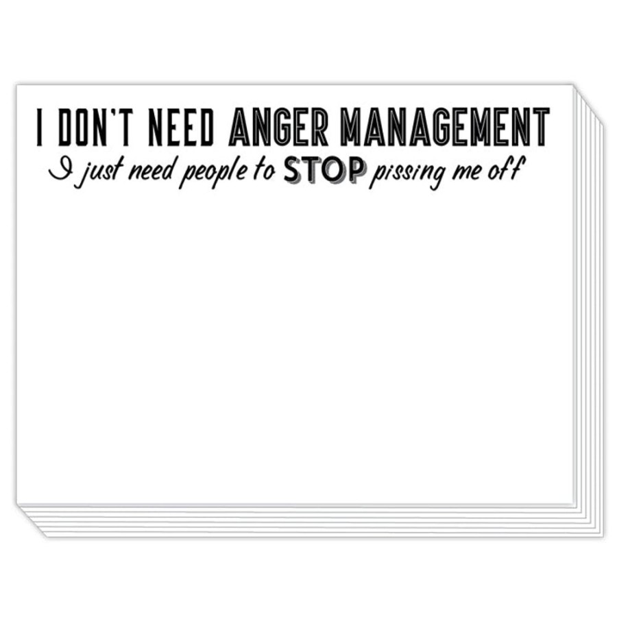 Notes & Pads Rosanne Beck | I Dont Need Anger Management Slab Pad