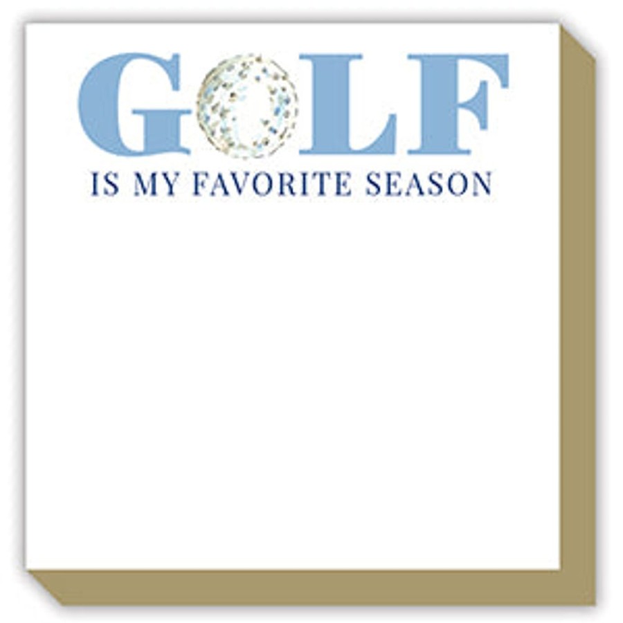 Notes & Pads Rosanne Beck | Blue Golf Is My Favorite Season Luxe Notepad