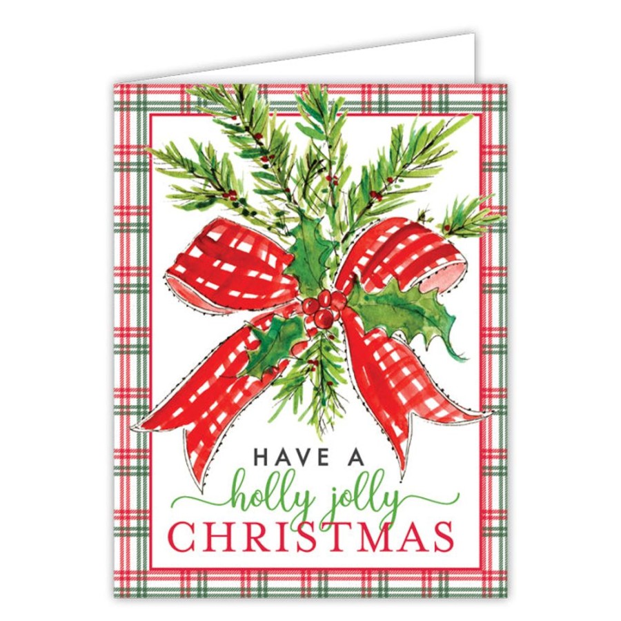 Seasonal Rosanne Beck | Have A Holly Jolly Christmas Greeting Card