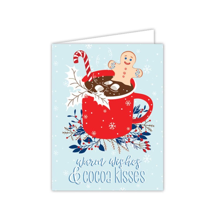 Seasonal Rosanne Beck | Warm Wishes & Cocoa Kisses Greeting Card