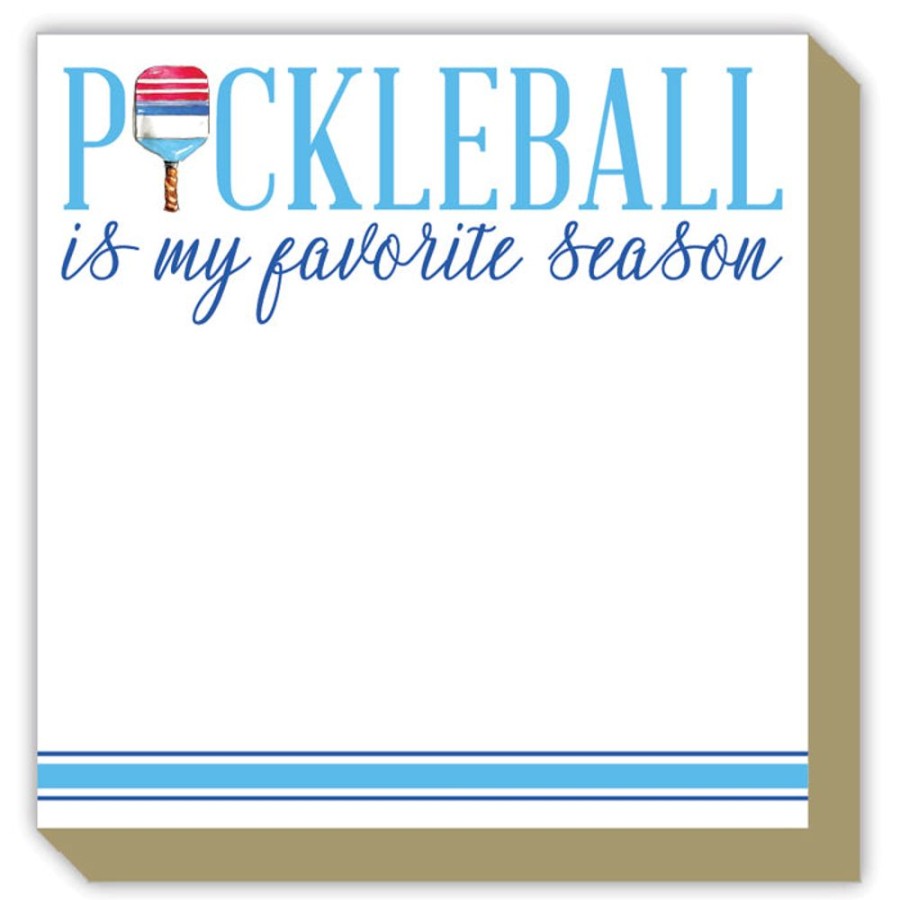 Notes & Pads Rosanne Beck | Pickleball Is My Favorite Season Luxe Notepad