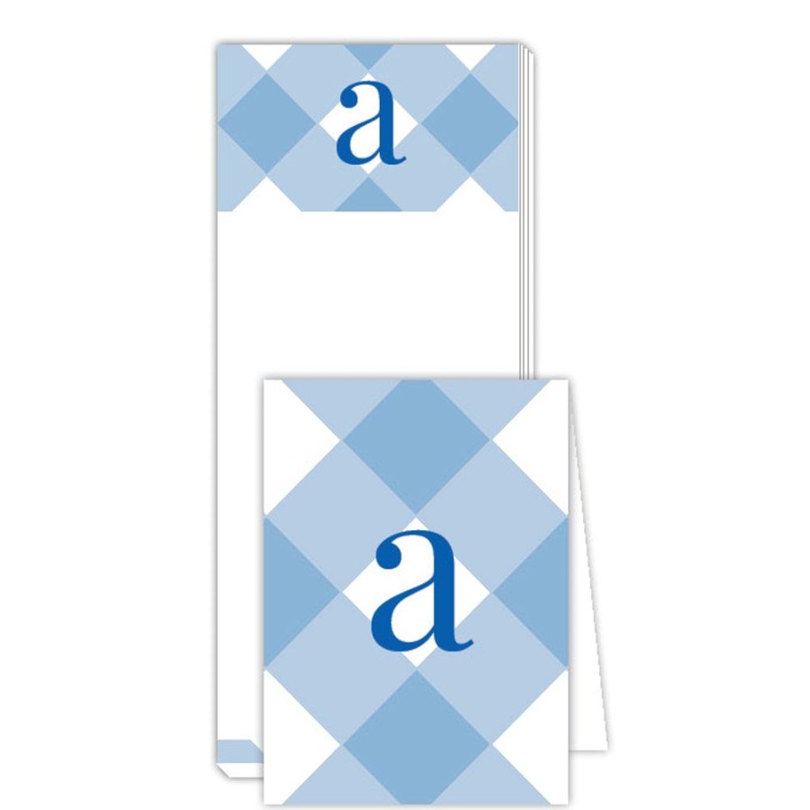 Monograms Rosanne Beck | Buffalo Check A Notepad | Noteset