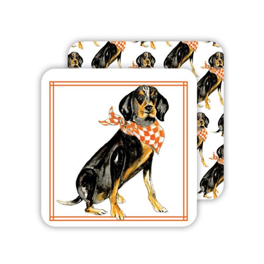 Seasonal Rosanne Beck | Coonhound Paper Coasters