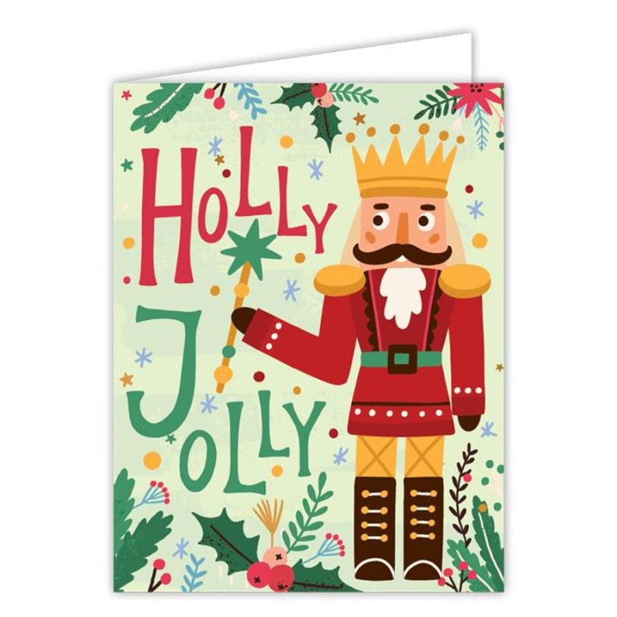 Seasonal Rosanne Beck | Holly Jolly Nutcracker Greeting Card