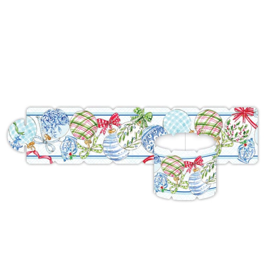 Seasonal Rosanne Beck | Chinoiserie Ornaments Napkin Ring