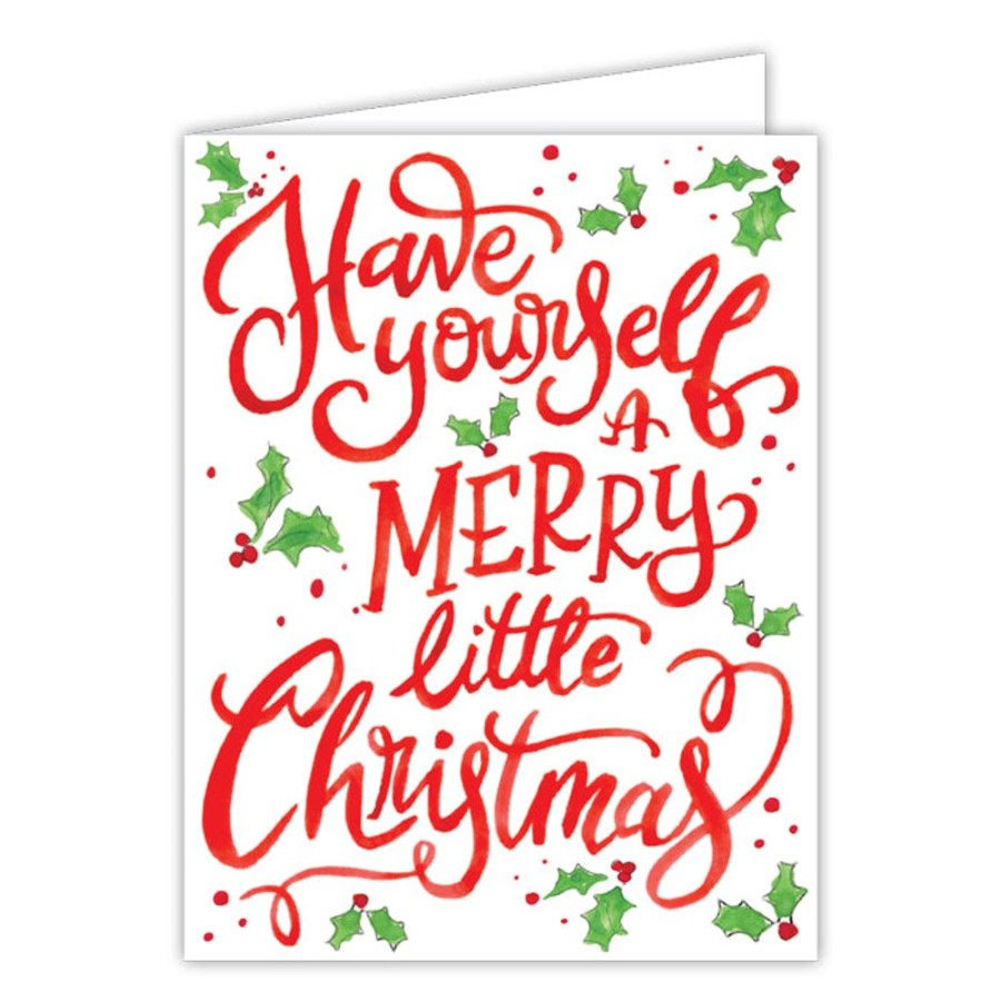 Seasonal Rosanne Beck | Have Yourself A Merry Little Christmas Greeting Card