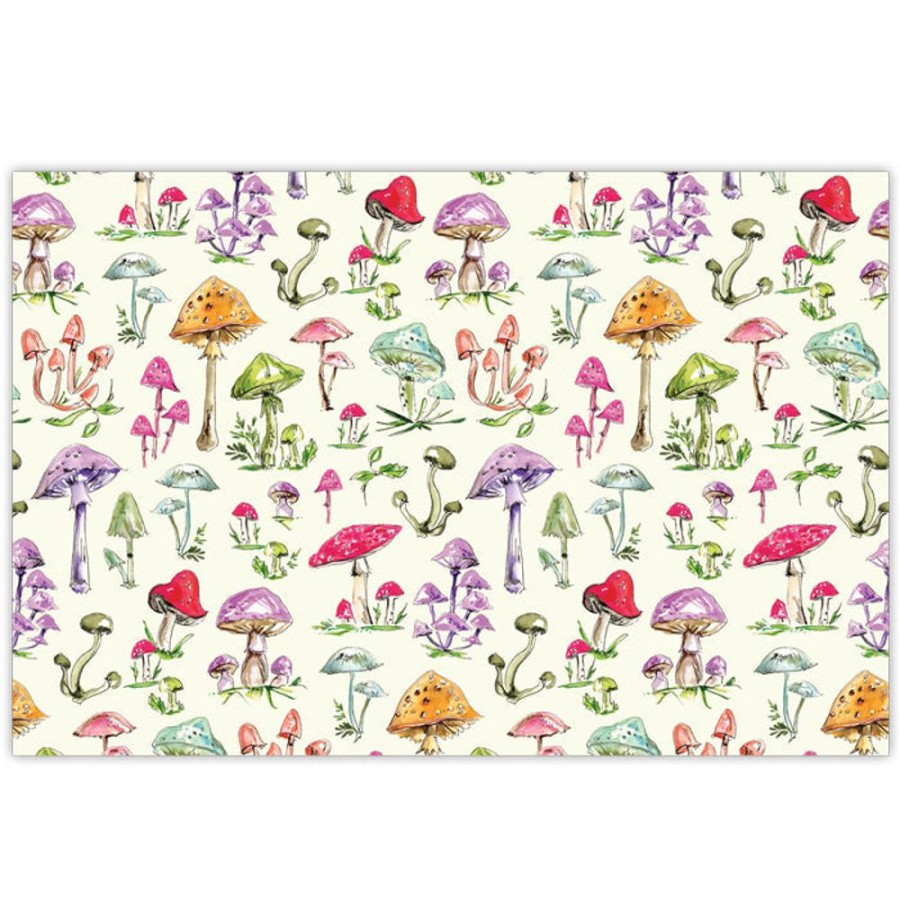 Home & Entertaining Rosanne Beck | Handpainted Mushroom Assortment Placemats