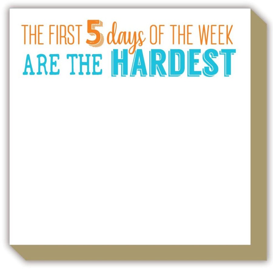 Notes & Pads Rosanne Beck | The First 5 Days Of The Week Luxe Notepad