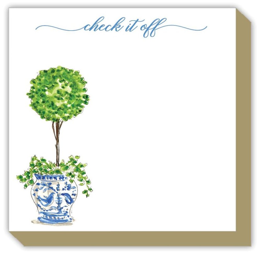 Notes & Pads Rosanne Beck | Check It Off Ivy Topiary Luxe Notepad