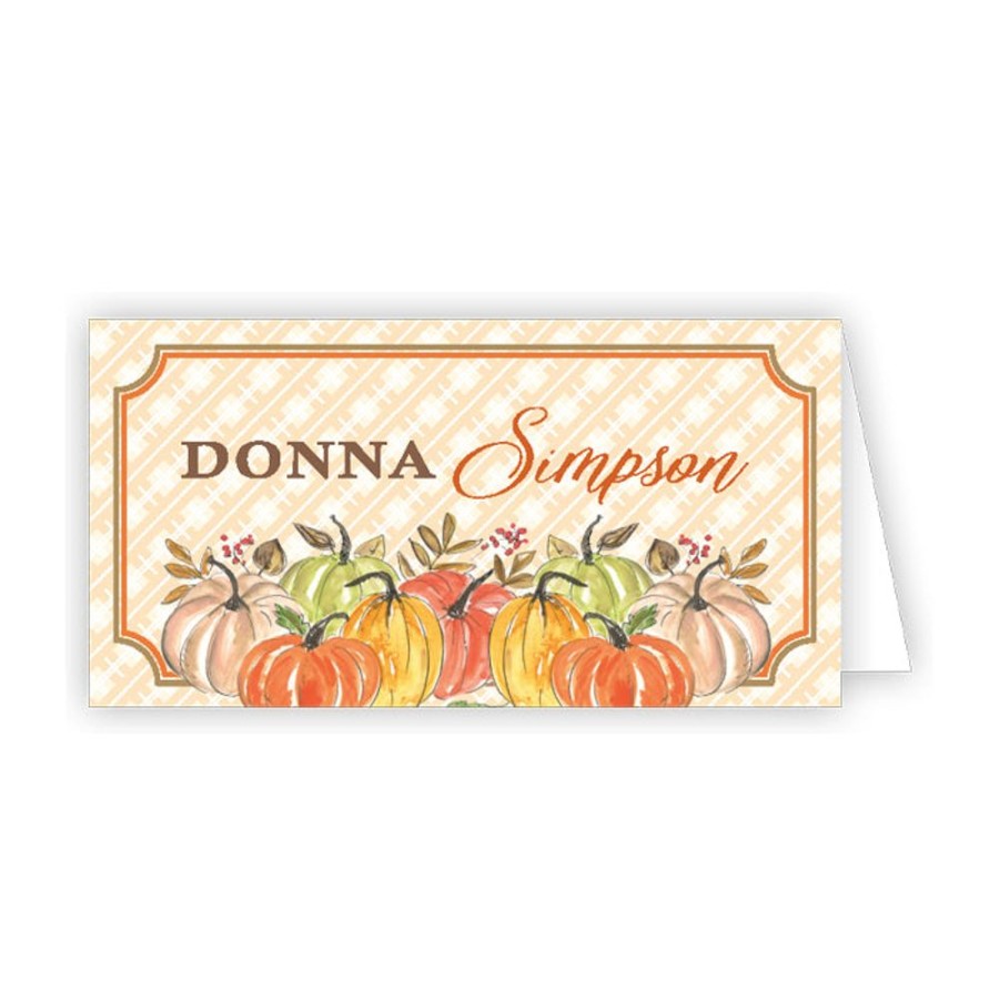 Home & Entertaining Rosanne Beck | Assorted Pumpkins Place Card