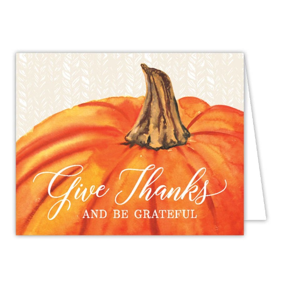 Invitations Rosanne Beck | Give Thanks And Be Grateful Greeting Card