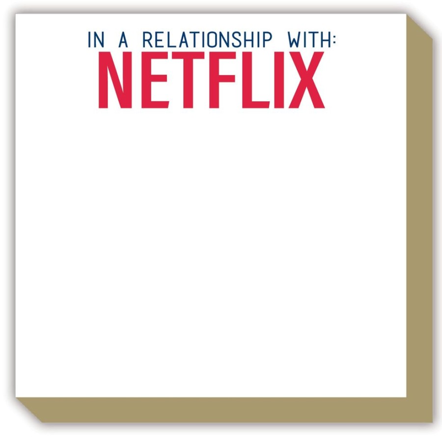 Notes & Pads Rosanne Beck | In A Relationship With: Netflix Luxe Notepad