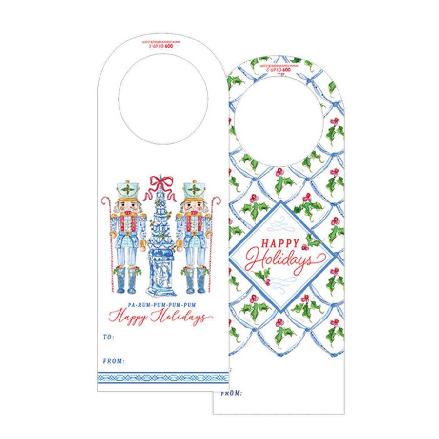 Home & Entertaining Rosanne Beck | Chinoiserie Nutcrackers Wine Tag