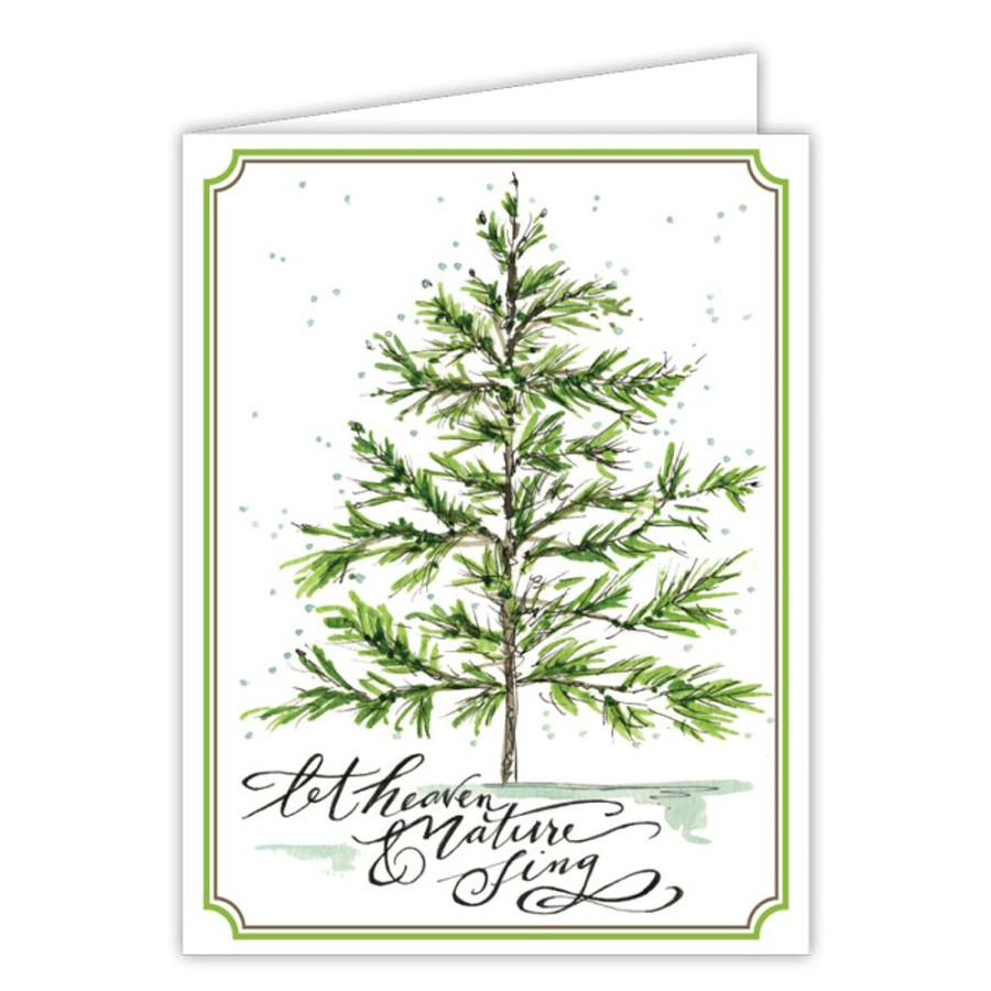 Seasonal Rosanne Beck | Let Heaven & Nature Sing Greeting Card