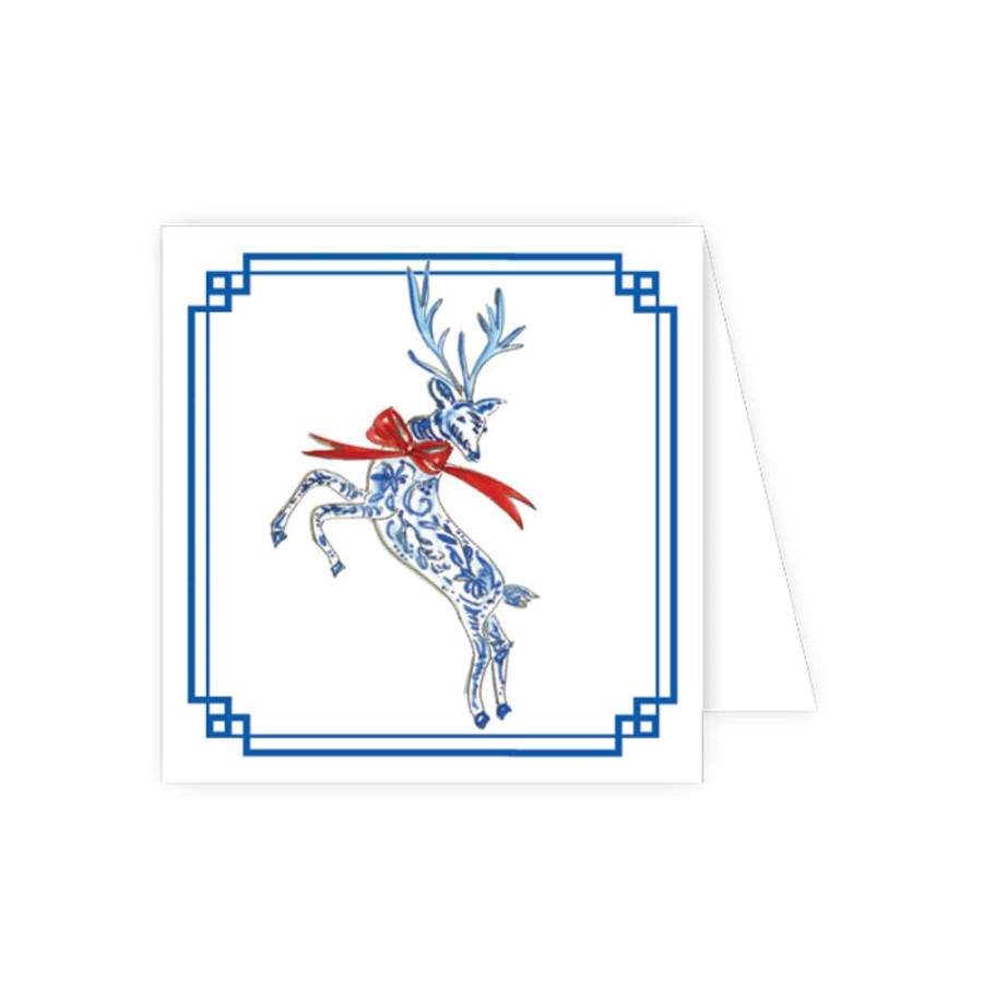 Seasonal Rosanne Beck | Holiday Reindeer Enclosure Card