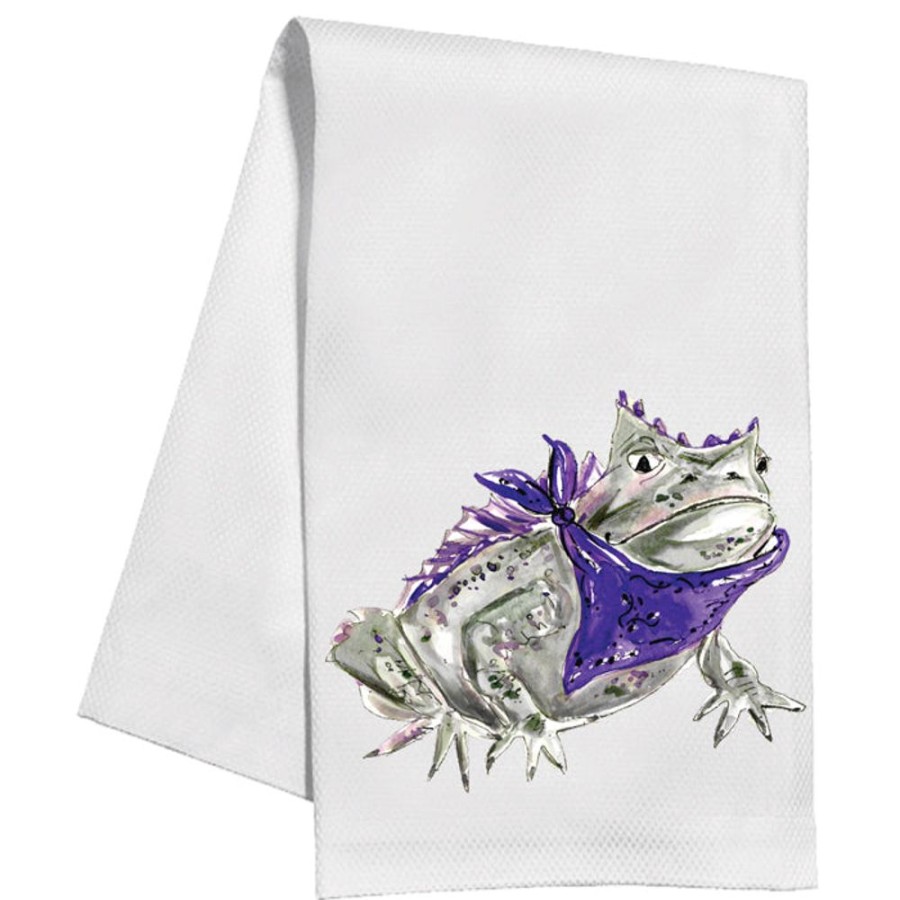 Seasonal Rosanne Beck | Horned Frog Kitchen Towel