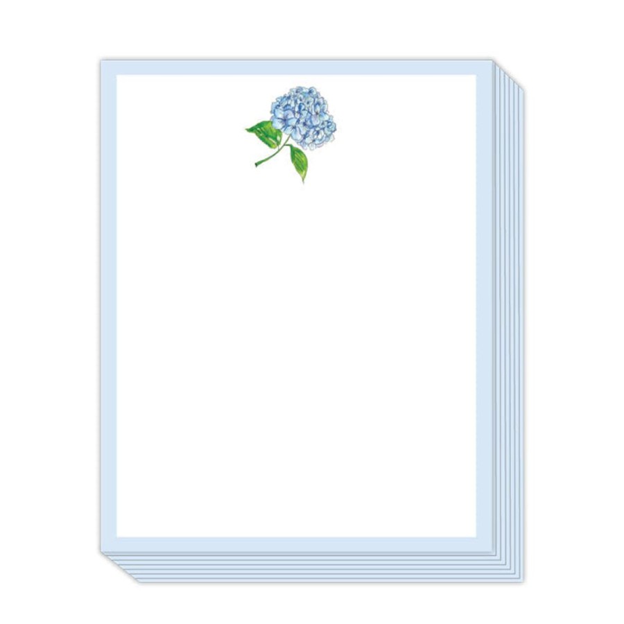 Notes & Pads Rosanne Beck | Single Blue Hydrangea Stack Pad